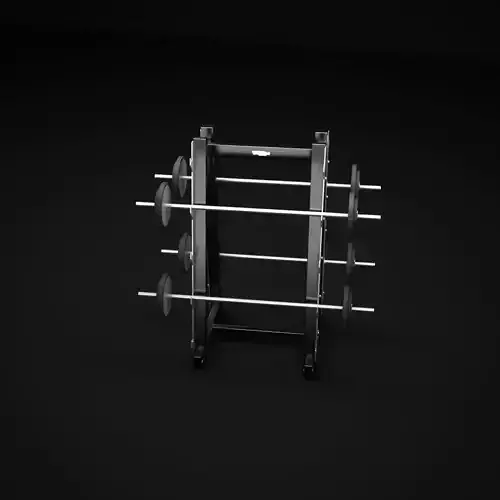 Barbell Rack 3D model