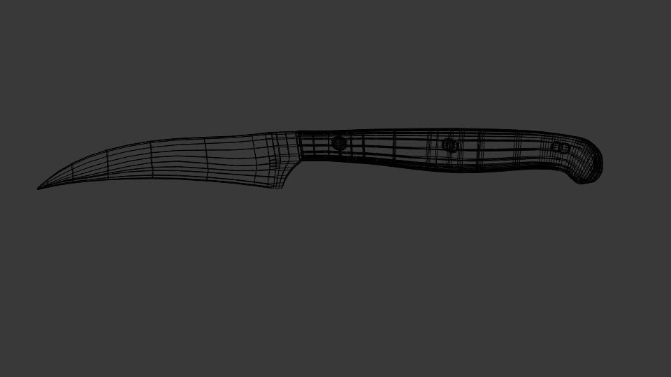 Spitzenklasse knife Low-poly 3D model_5