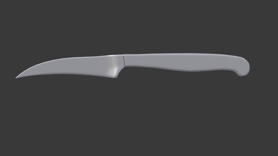 Spitzenklasse knife Low-poly 3D model_4