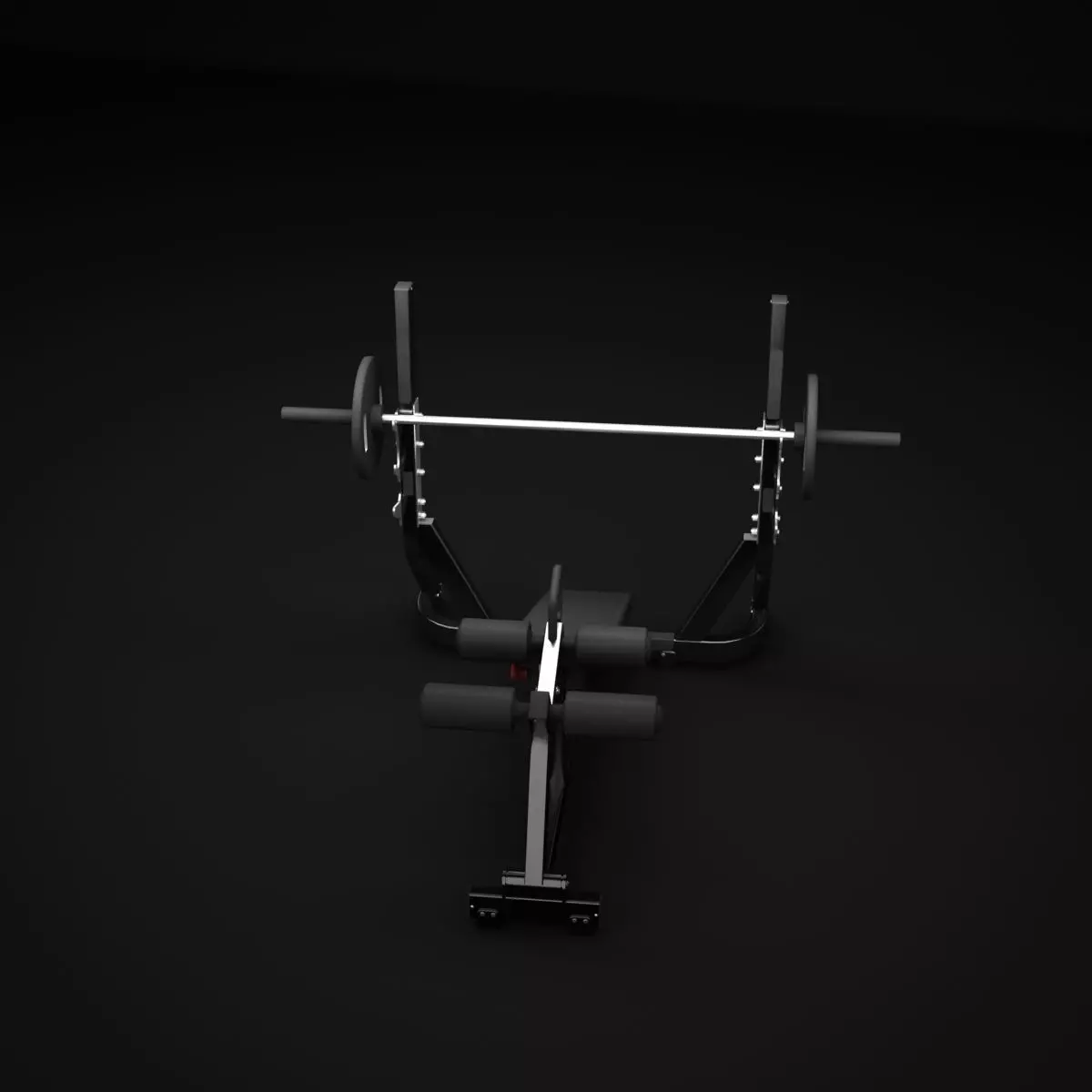 Decline Bench 3D model