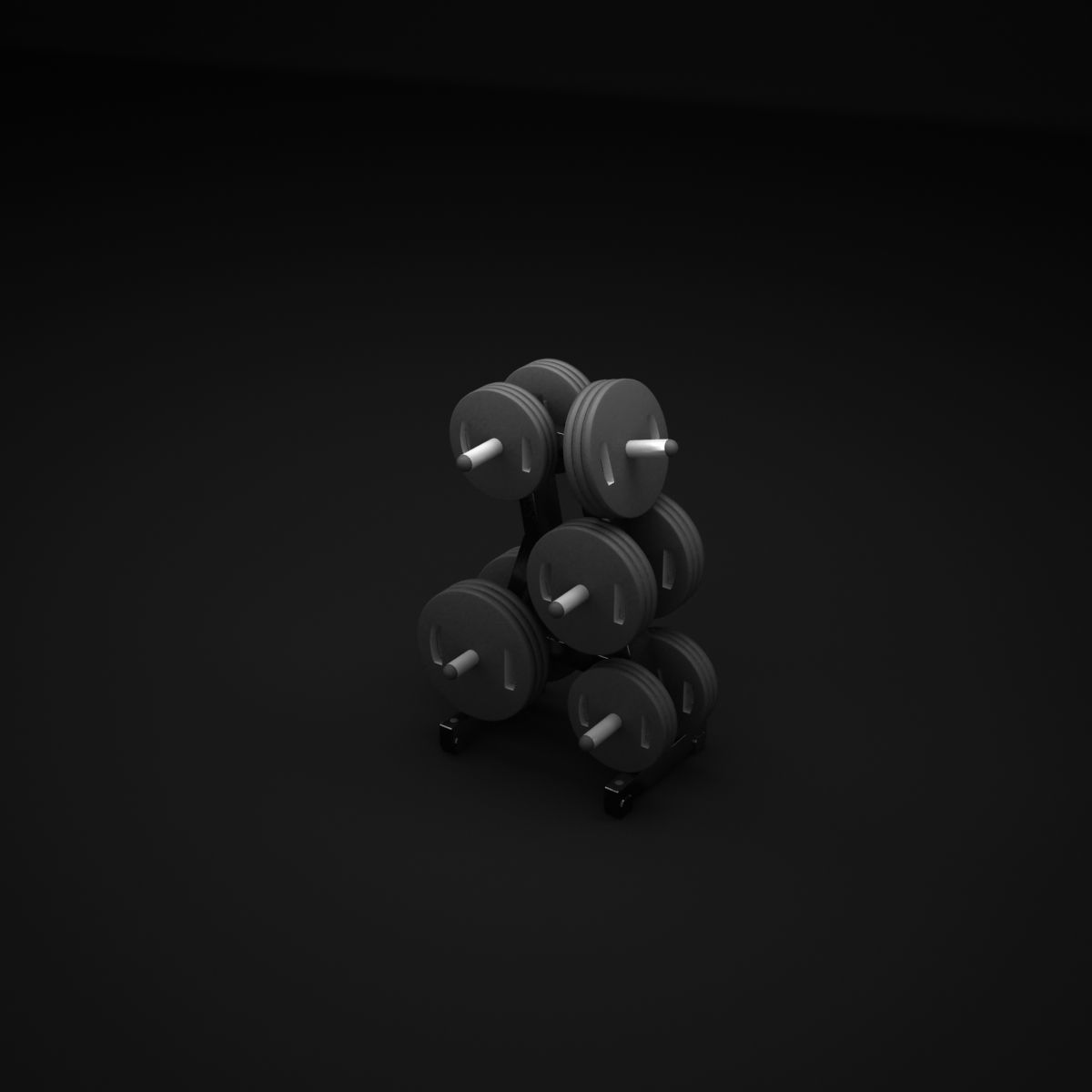 Plate Tree 3D model_2