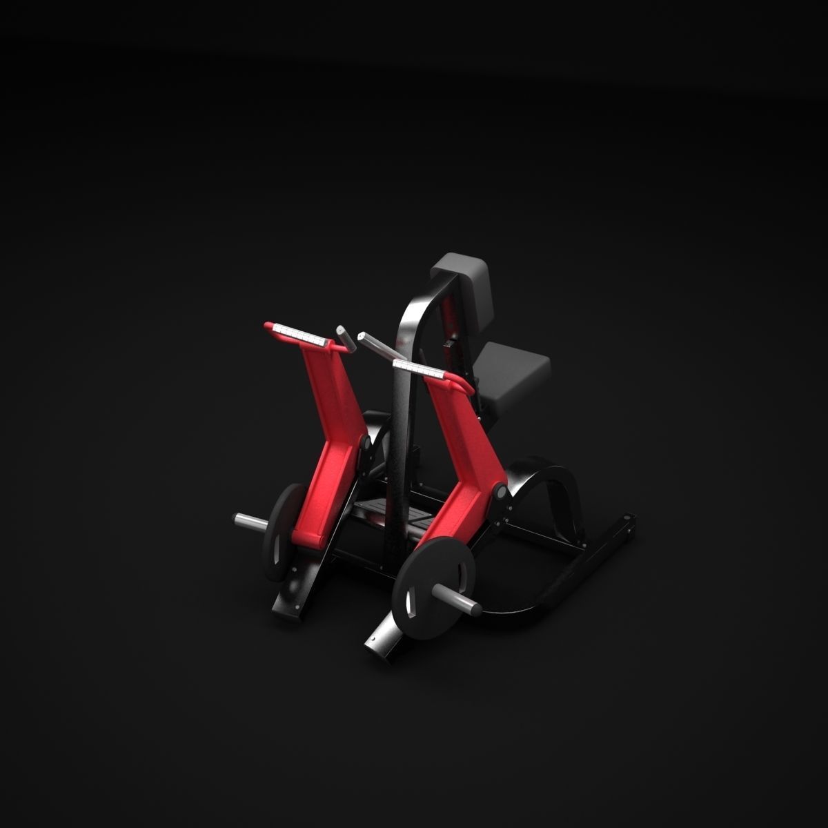Row Machine 3D model_4