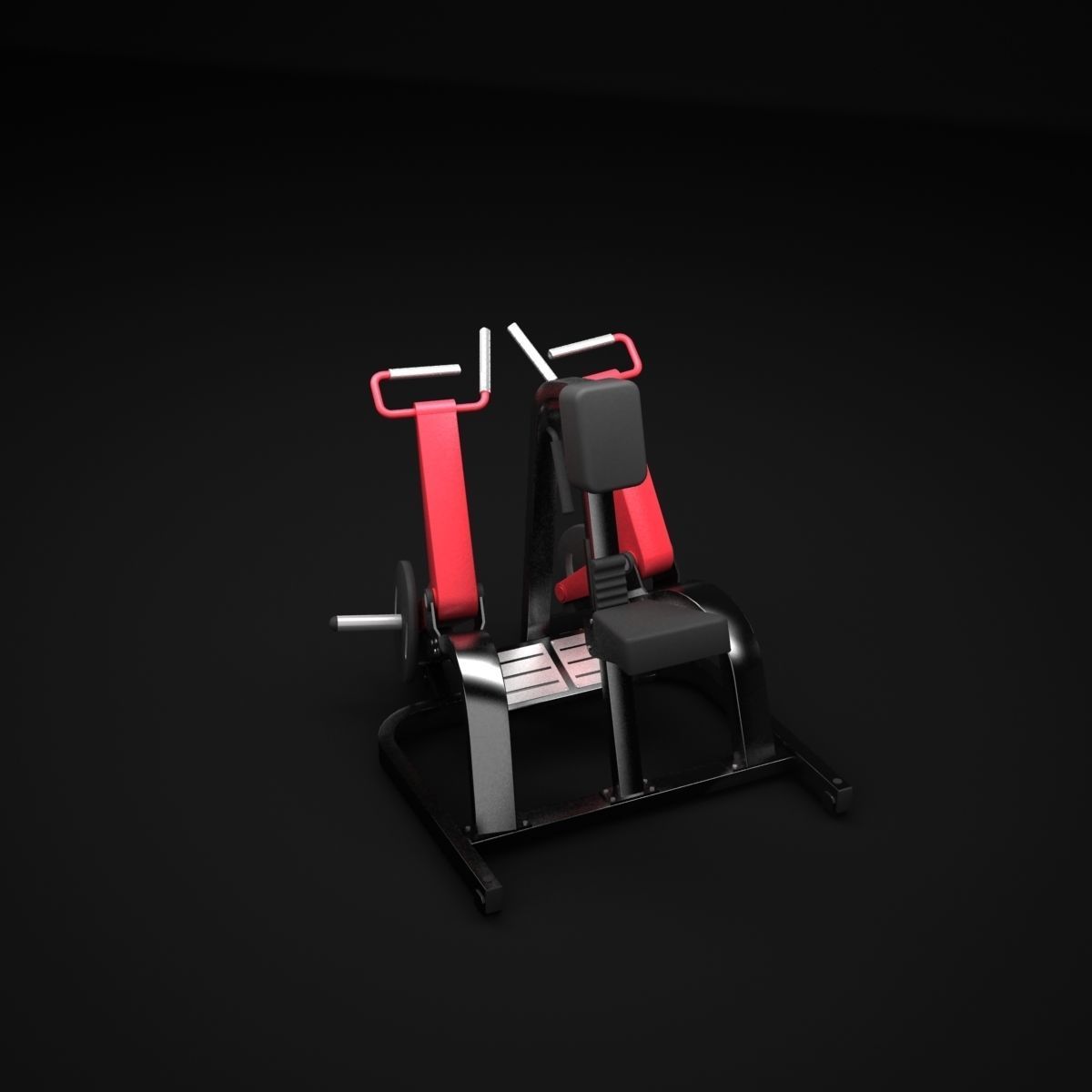 Row Machine 3D model_1