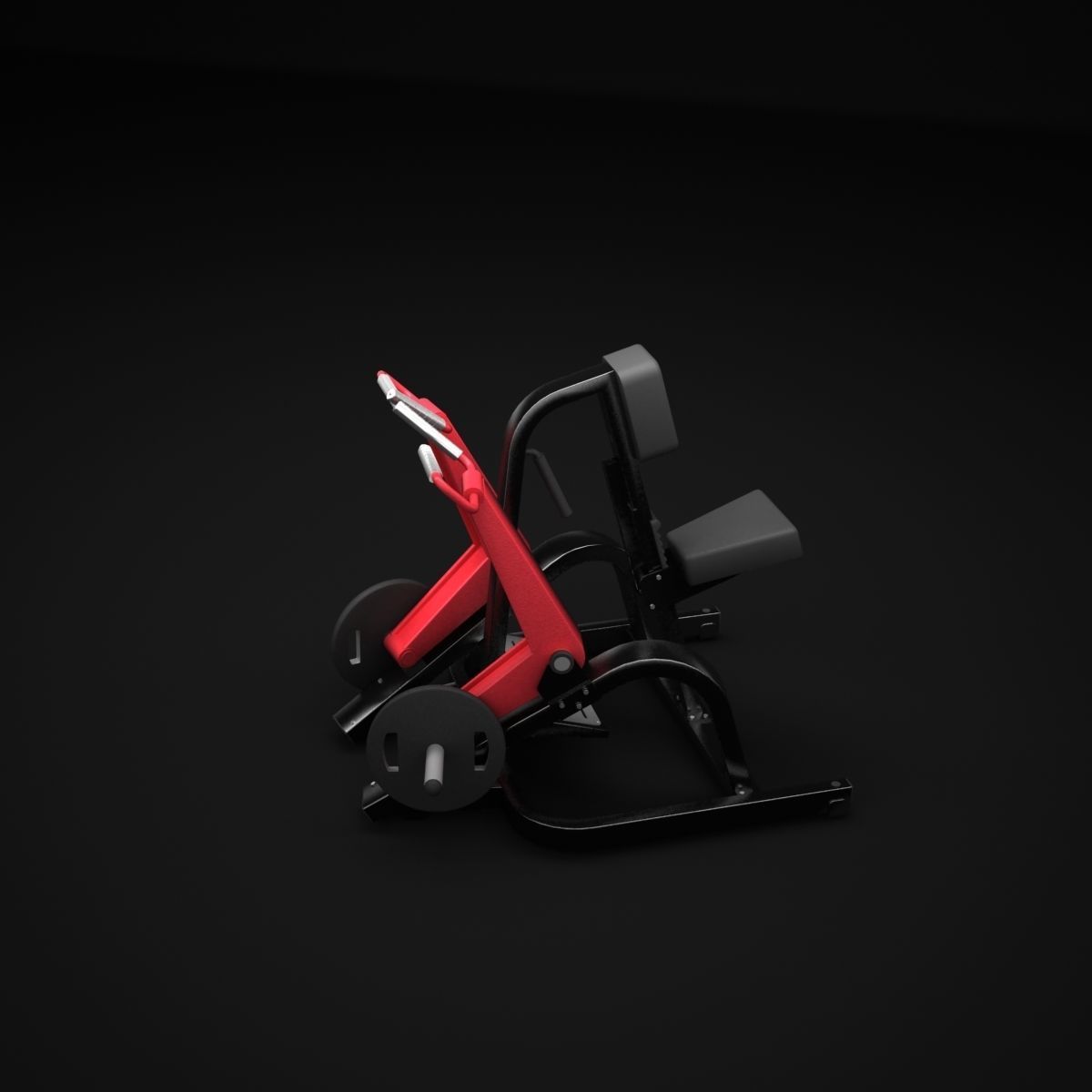 Row Machine 3D model_3