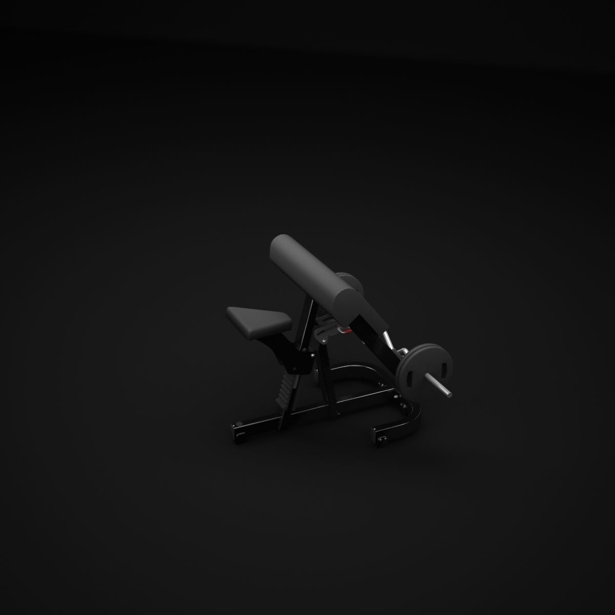 Scott Bench 3D model_3