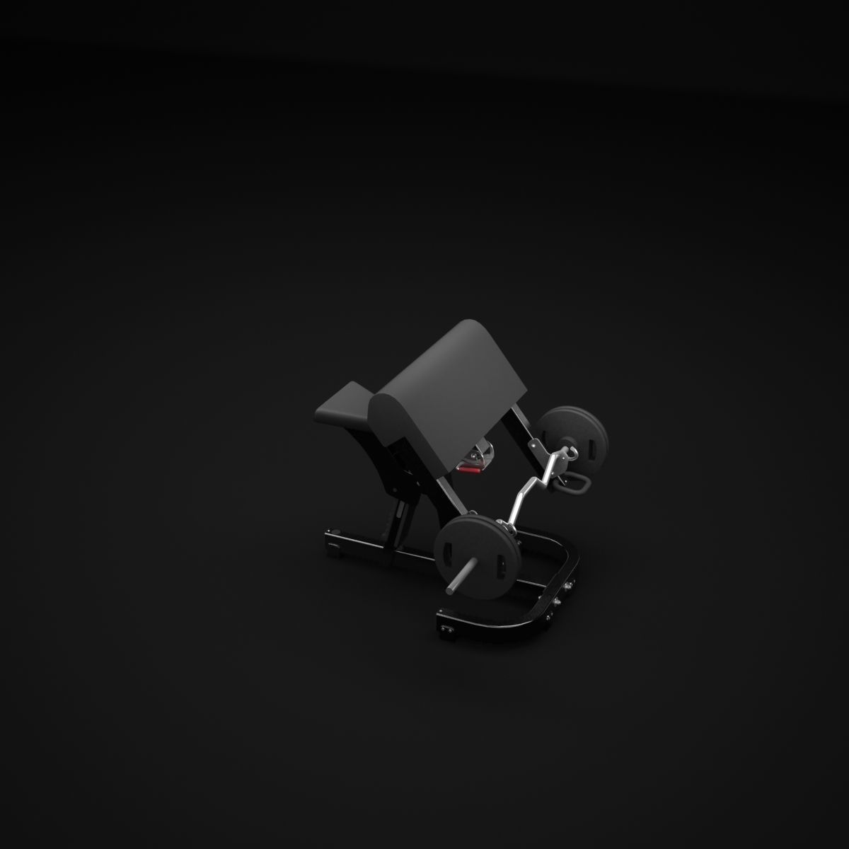 Scott Bench 3D model_2