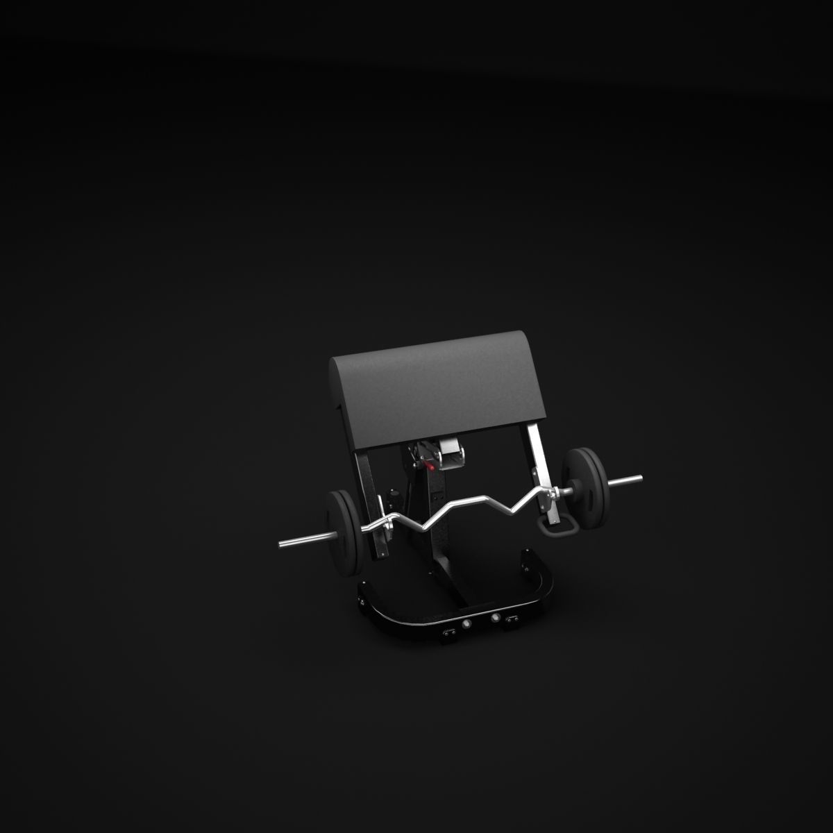 Scott Bench 3D model_1
