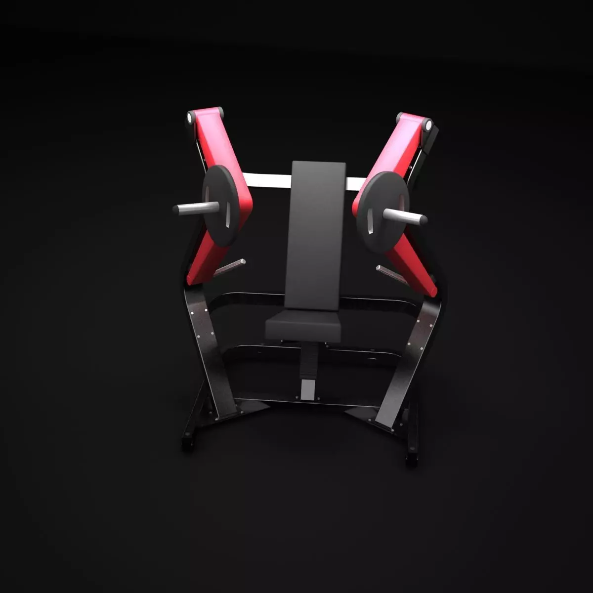 Wide Chest Press 3D model