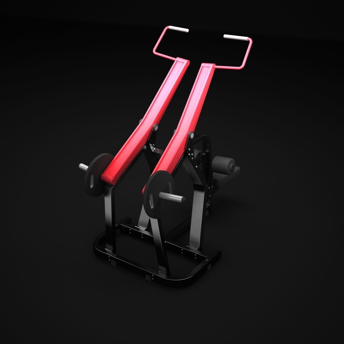 Wide Pull Down 3D model_4