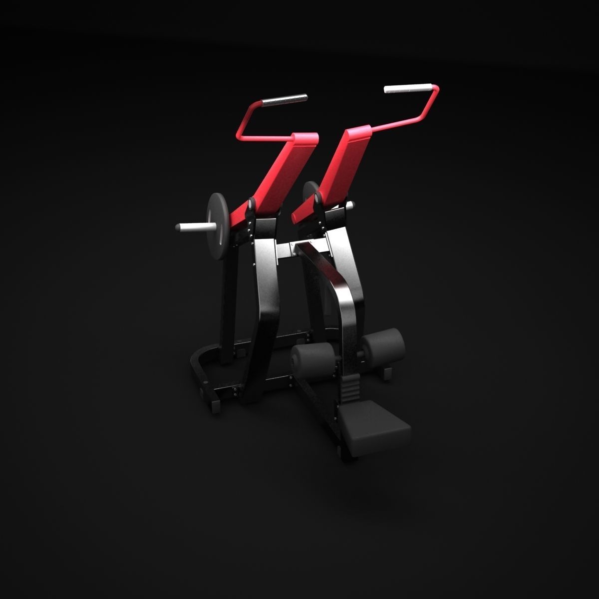 Wide Pull Down 3D model_1