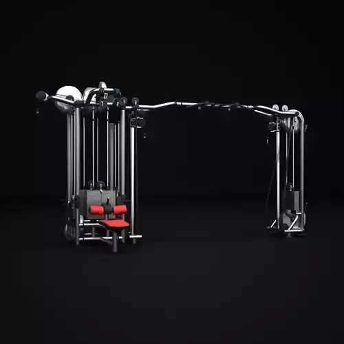 Multistation Fitness Cable Machine 3D model
