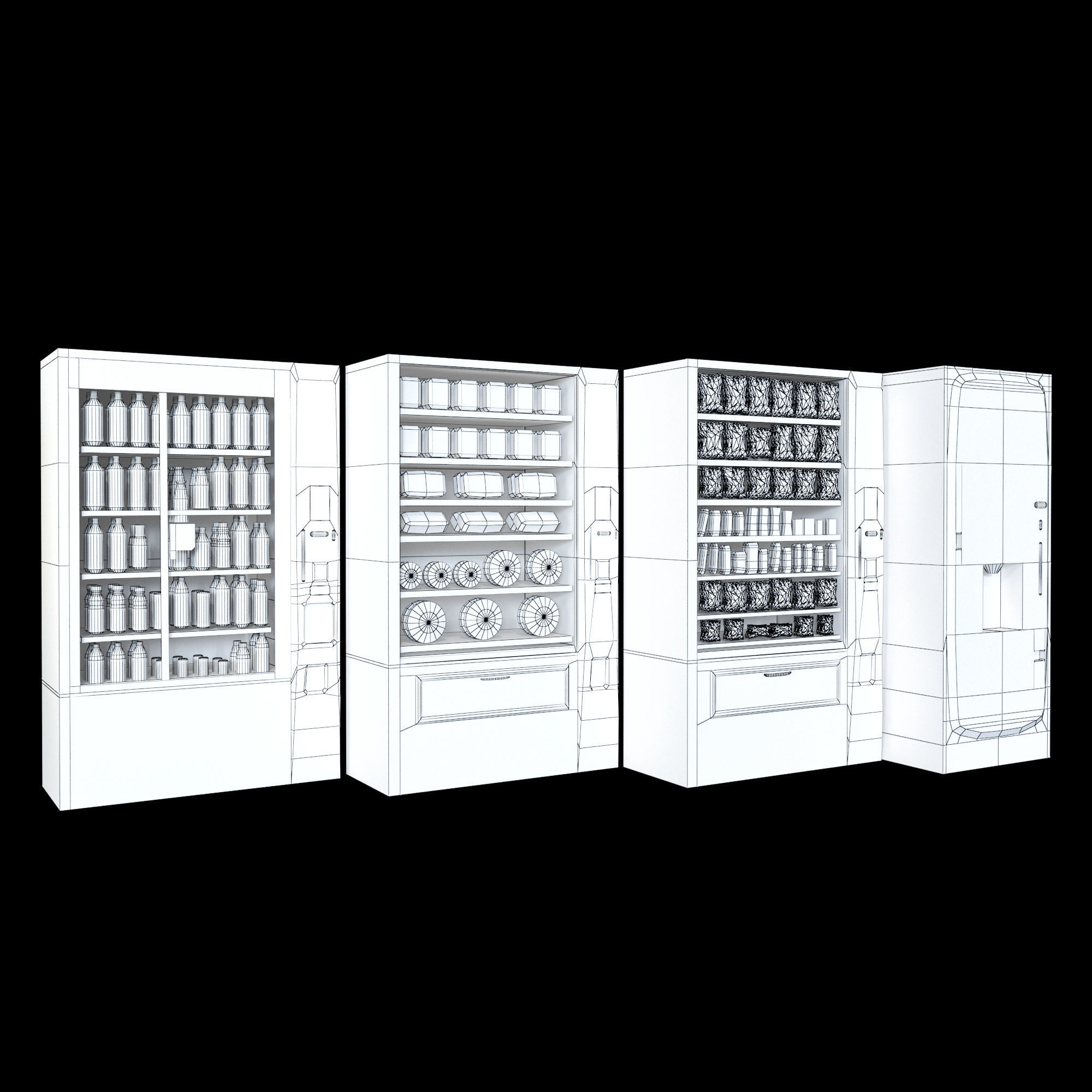 Vending machine 3D model_1