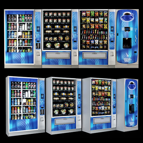 Vending machine 3D model