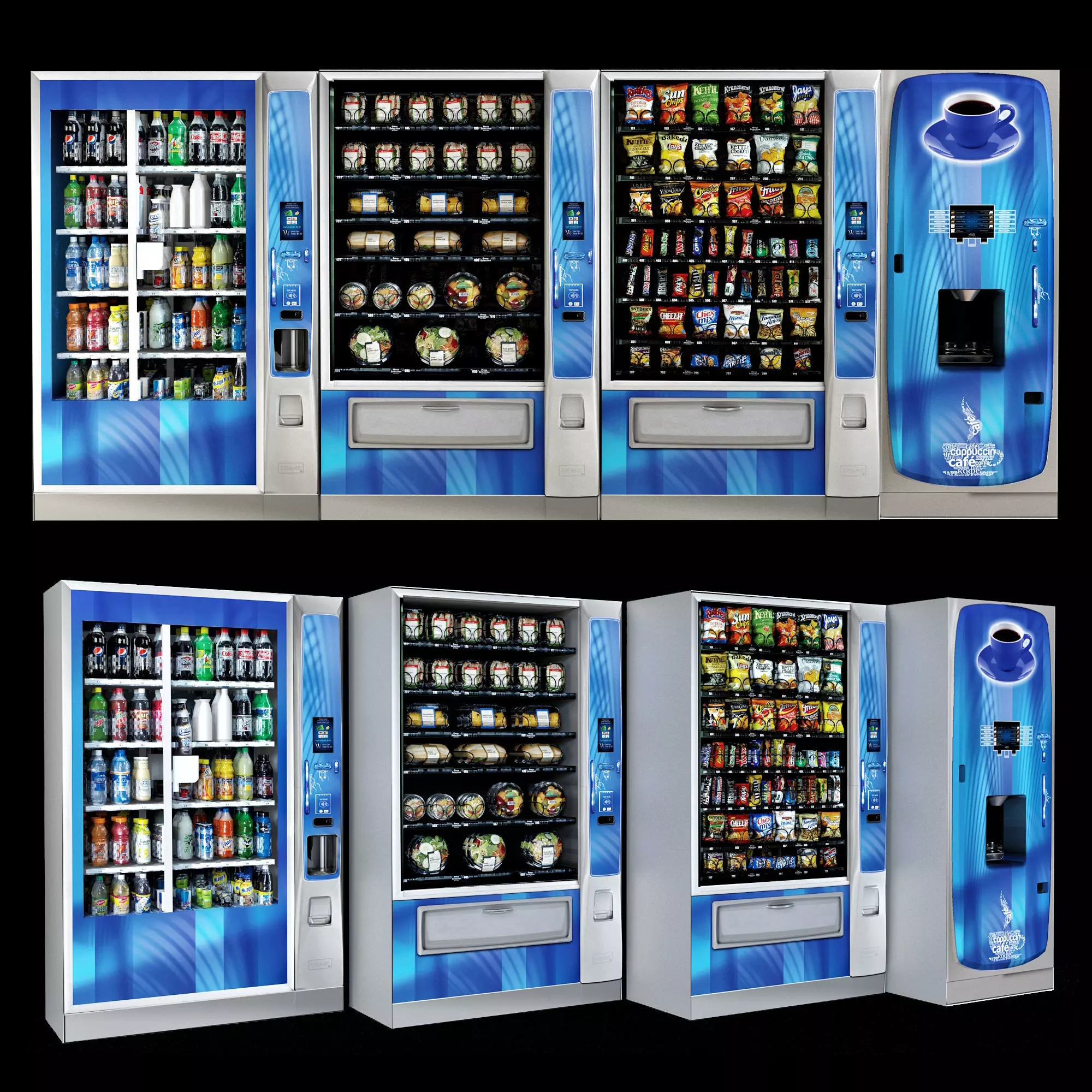Vending machine 3D model_0