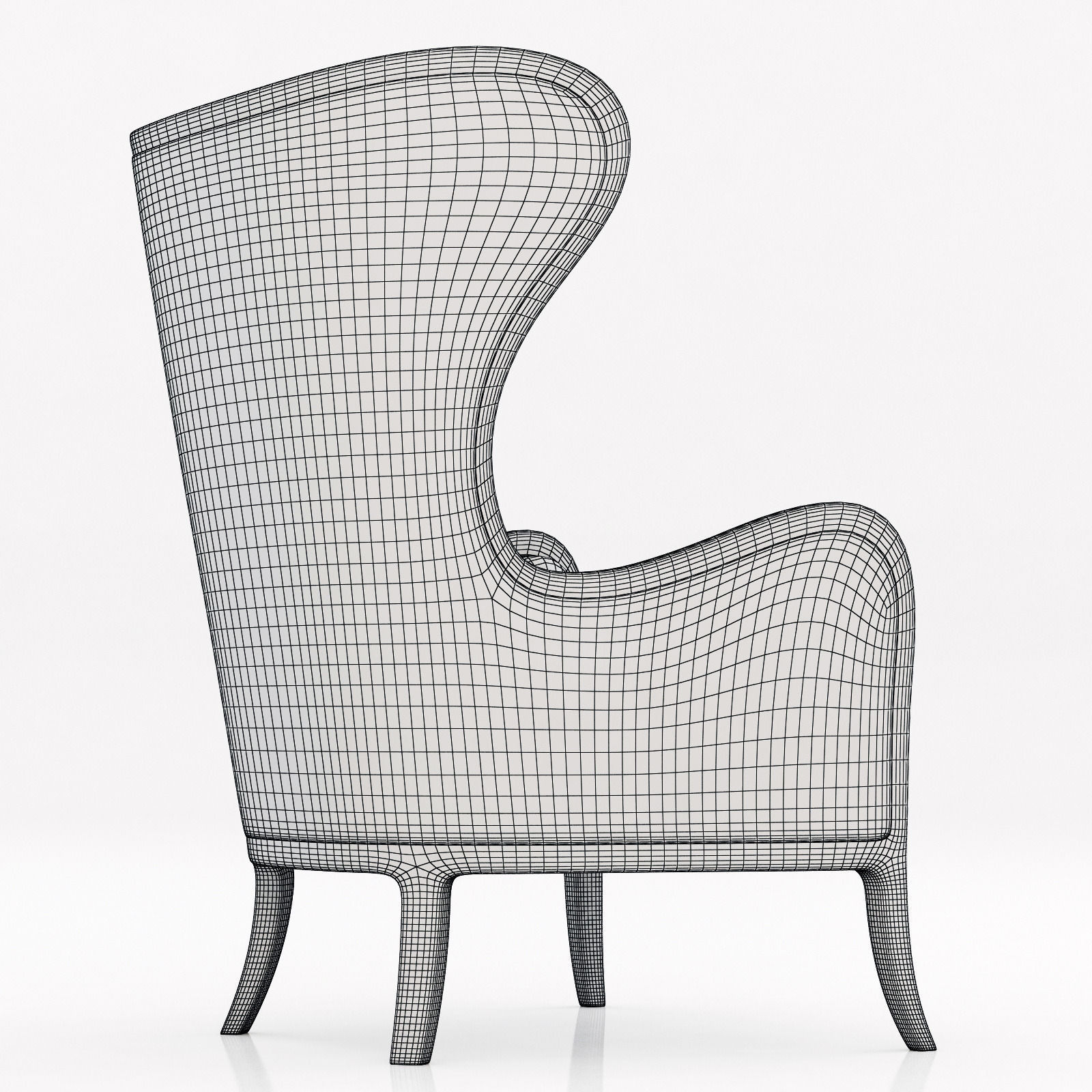 Mobilidea BRETA armchair 3D model_8