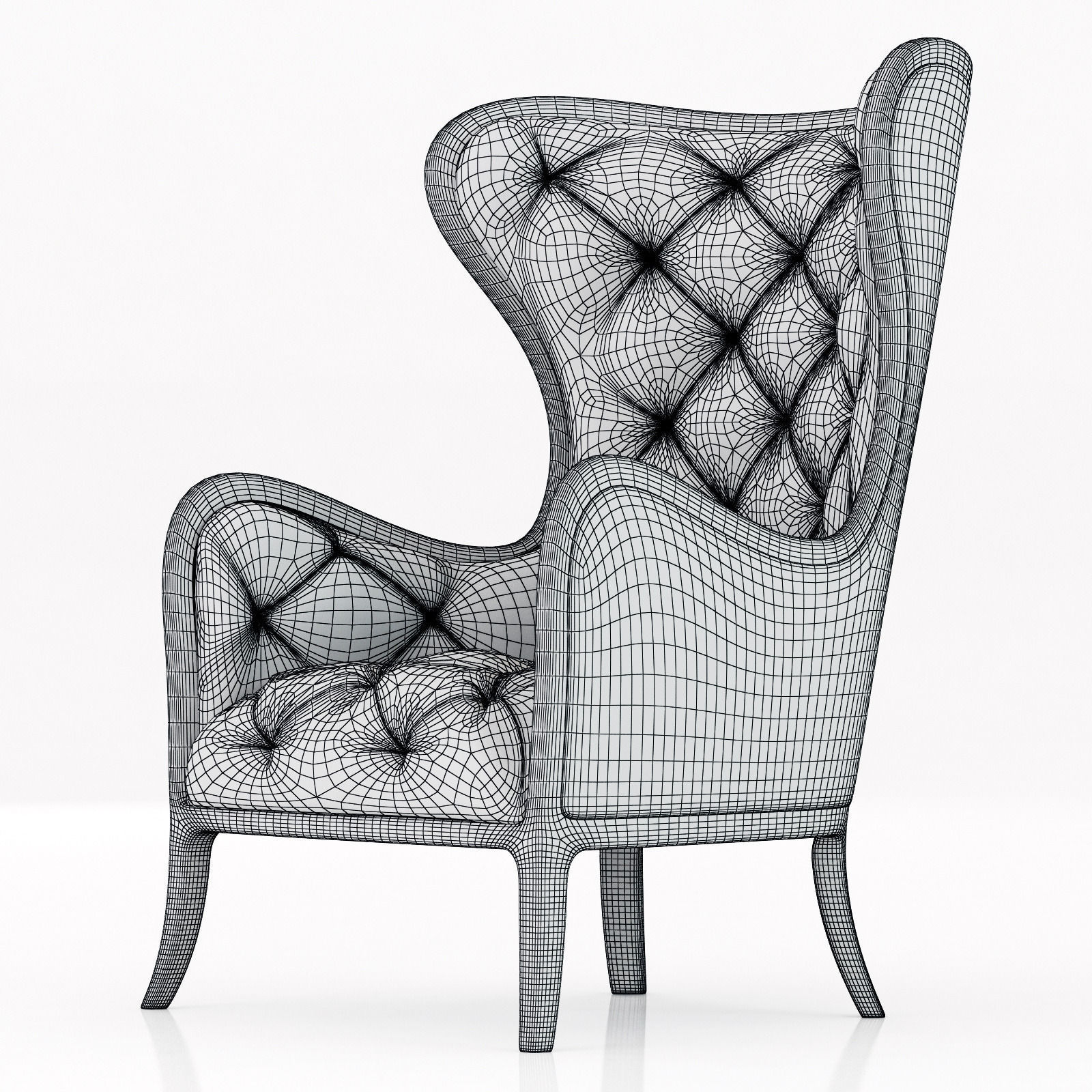 Mobilidea BRETA armchair 3D model_12