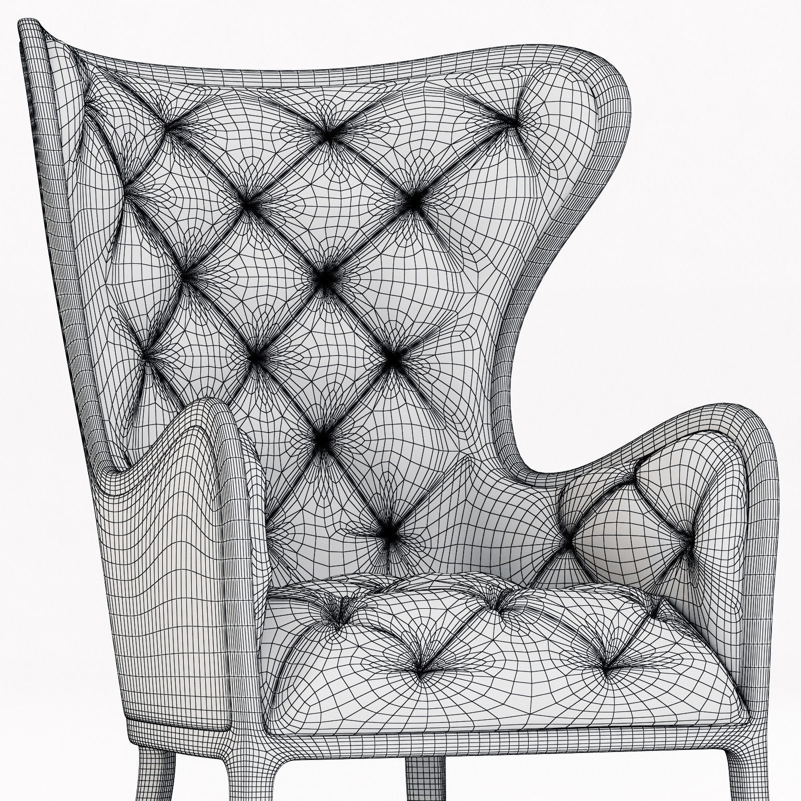 Mobilidea BRETA armchair 3D model_11