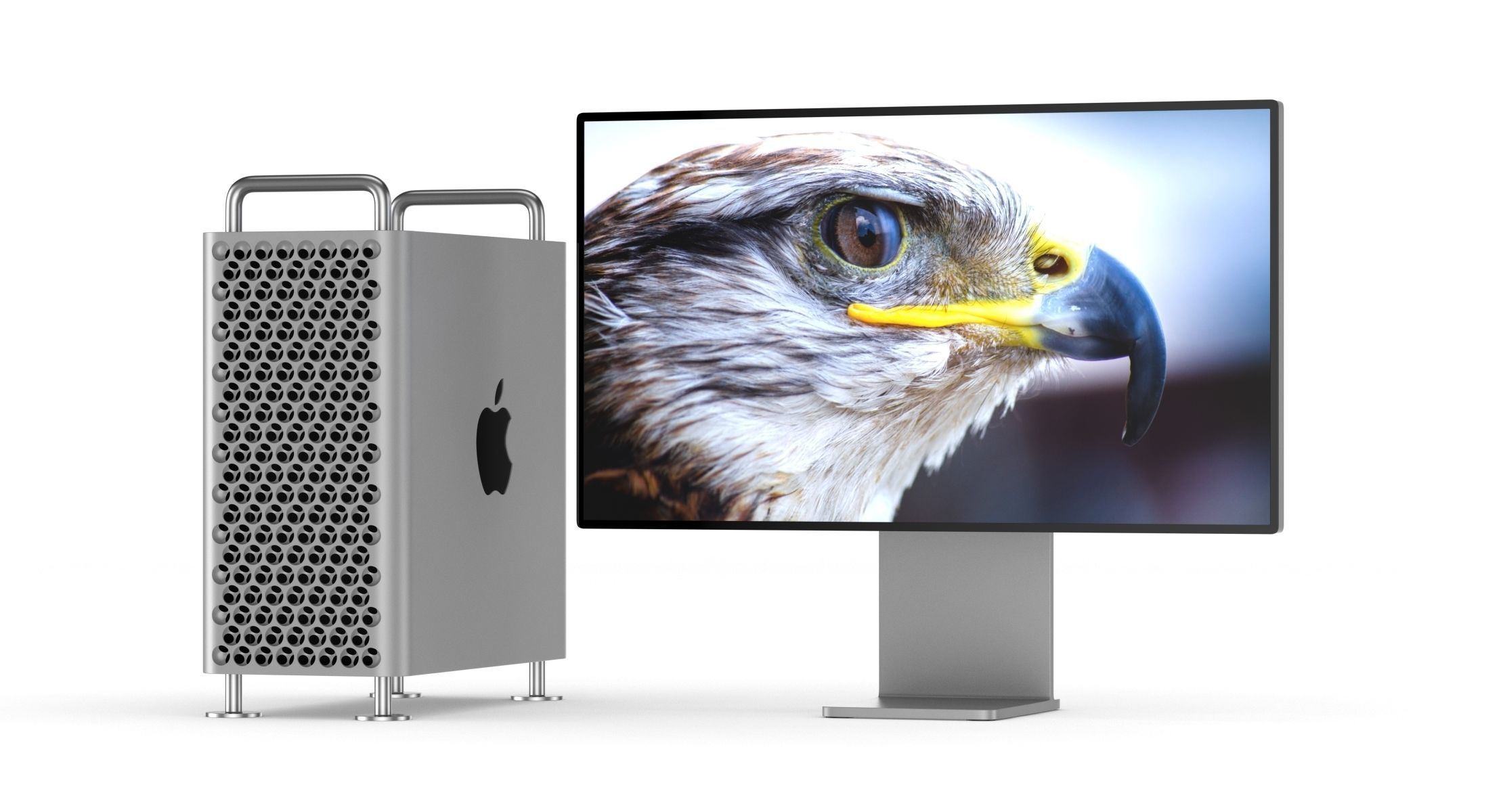 Apple Mac Pro 2019 Set 3D model_1