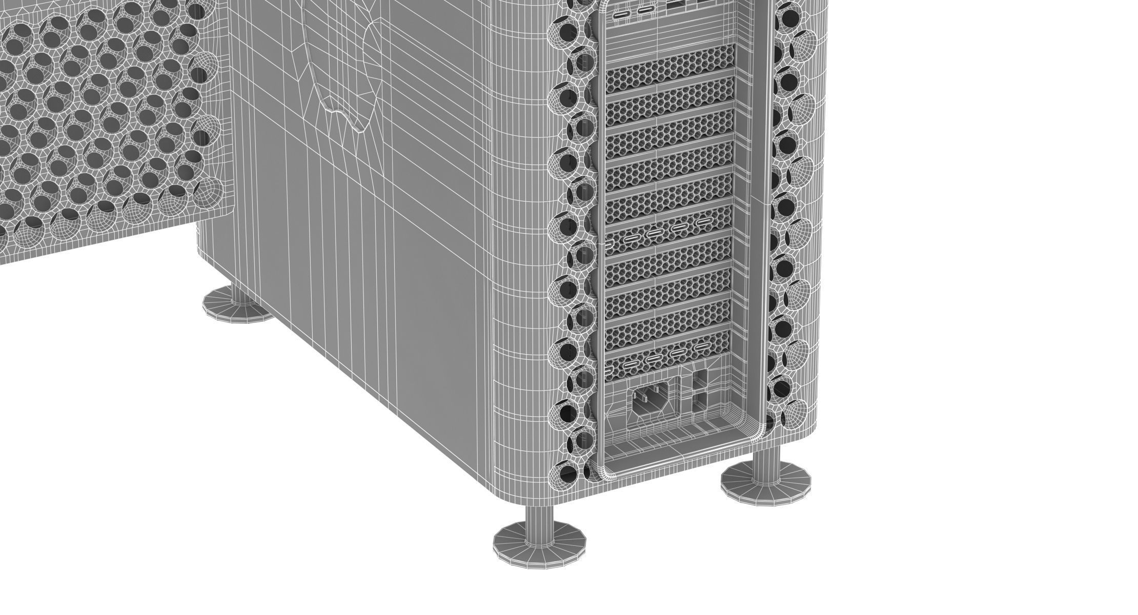 Apple Mac Pro 2019 Set 3D model_19