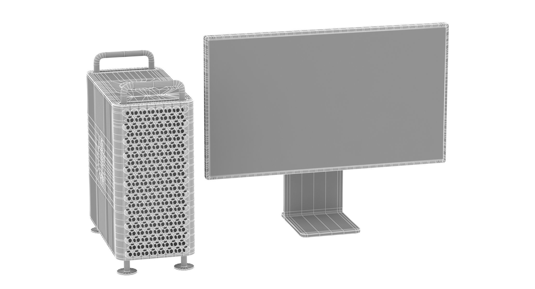 Apple Mac Pro 2019 Set 3D model_16
