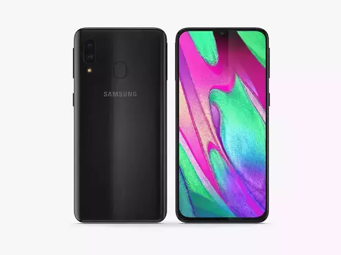 Samsung Galaxy A40 3D model