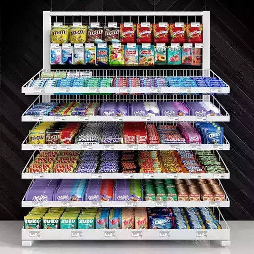 Candy rack 3D model