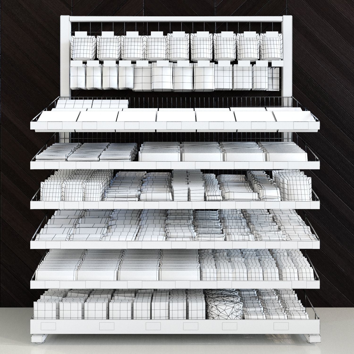 Candy rack 3D model_3