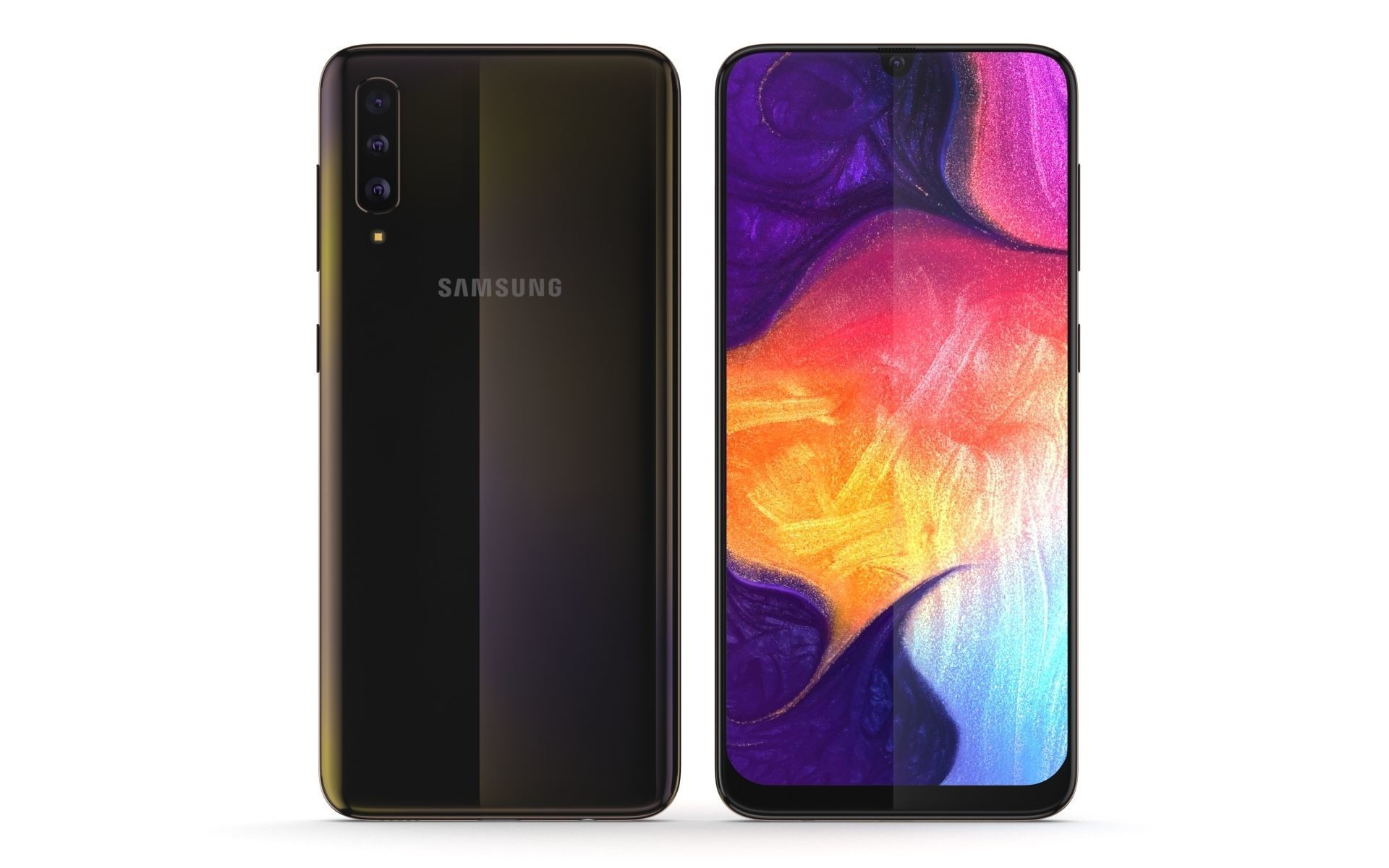 Samsung Galaxy A50 3D model_1