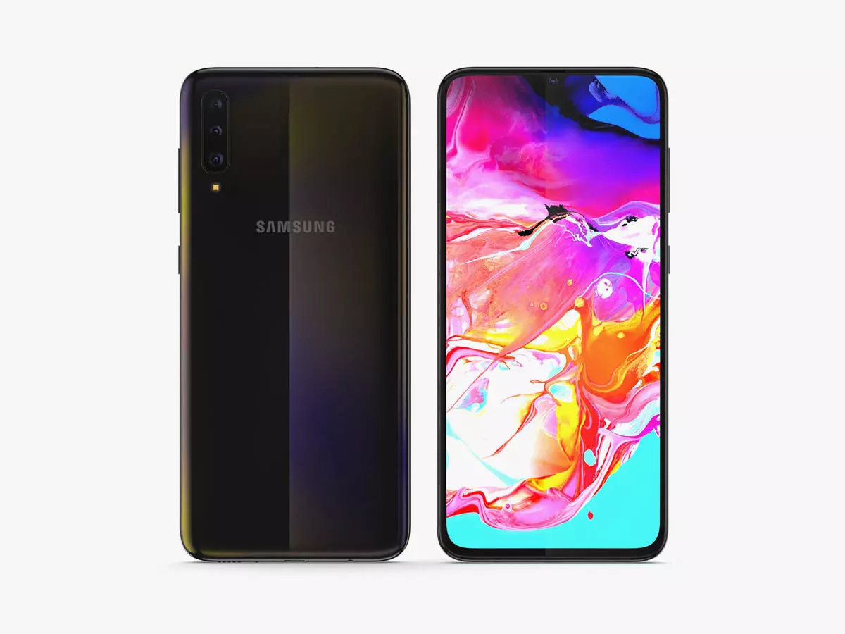 Samsung Galaxy A70 3D model_0