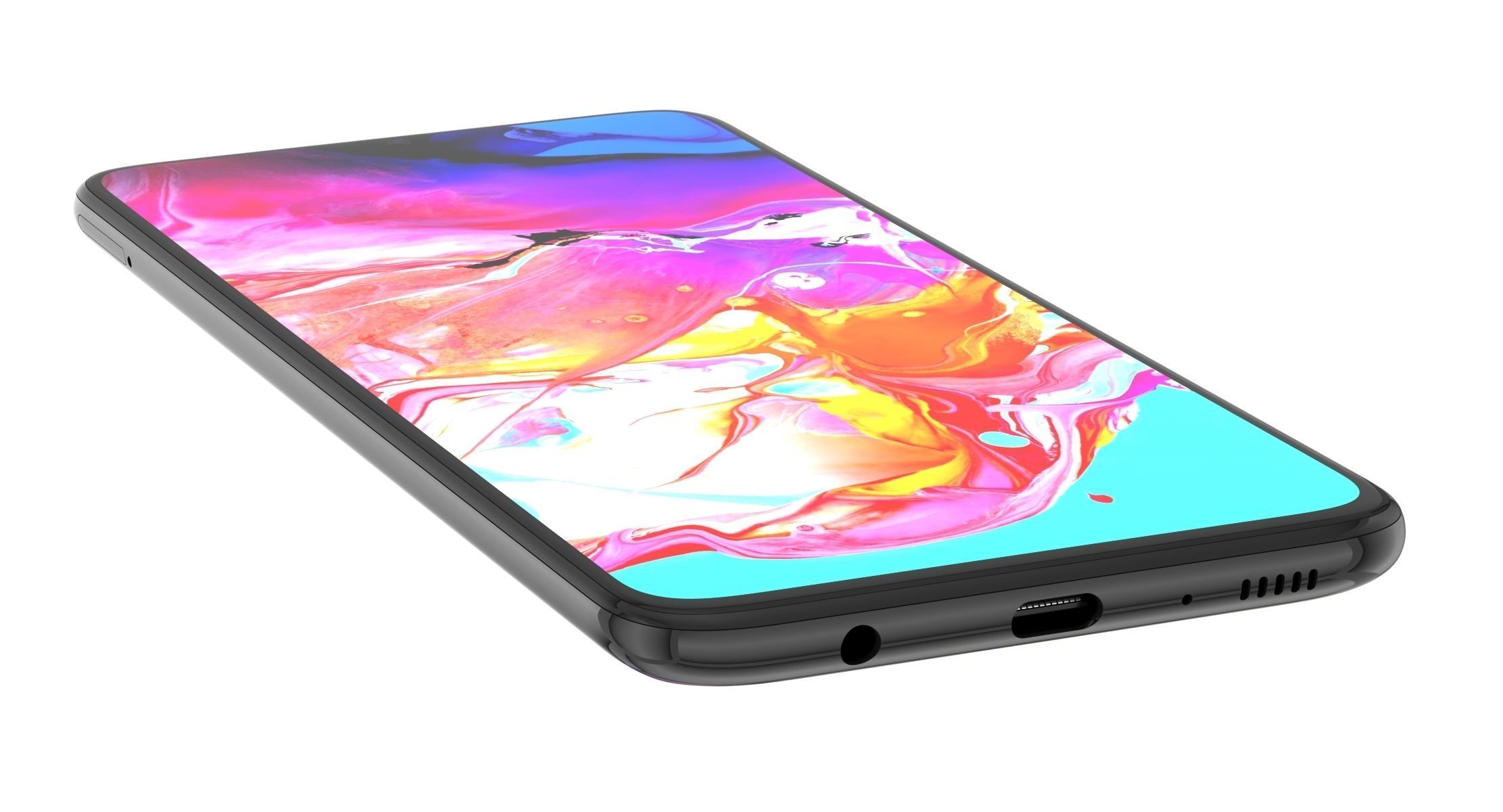 Samsung Galaxy A70 3D model_5