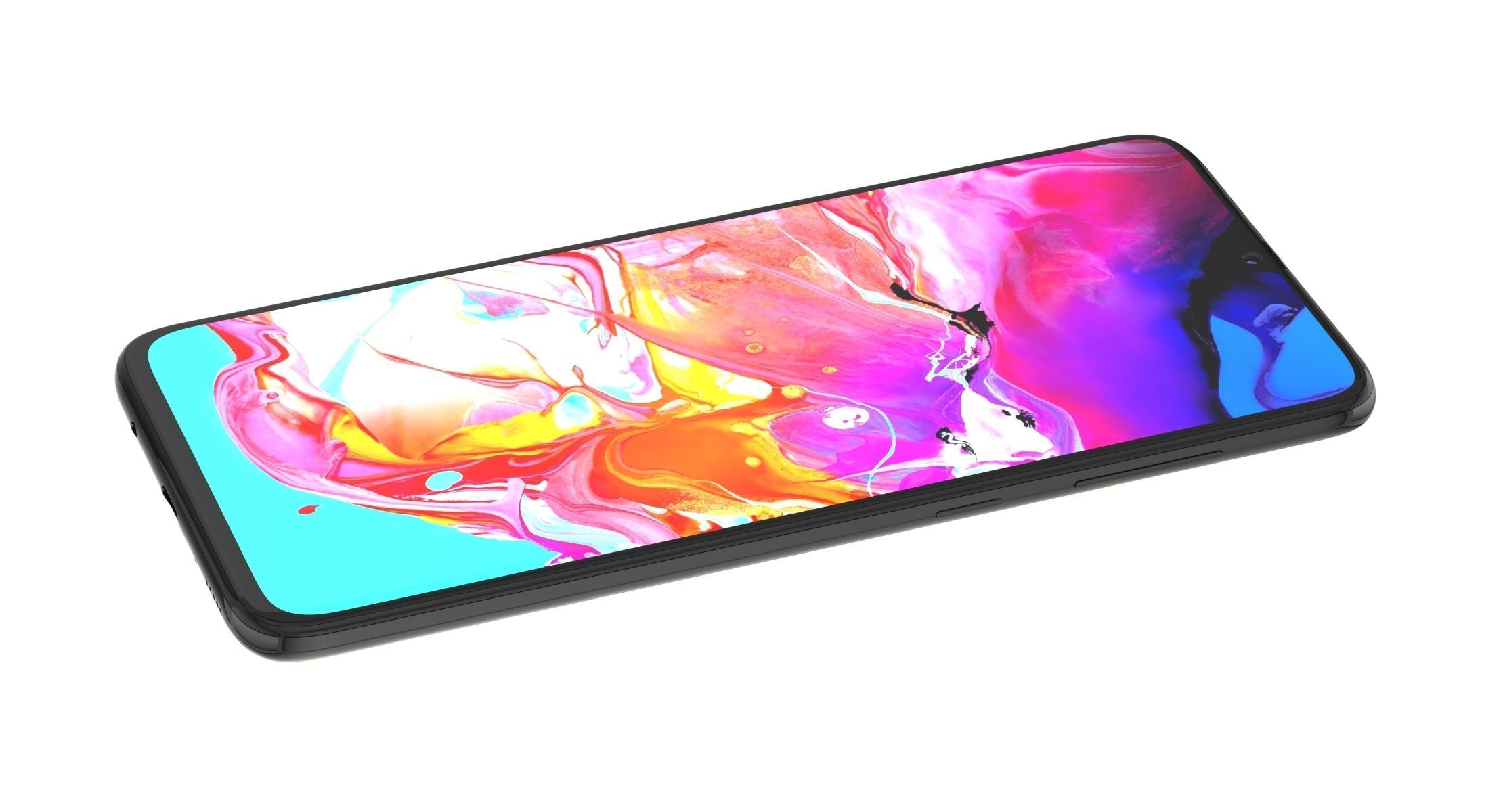 Samsung Galaxy A70 3D model_2