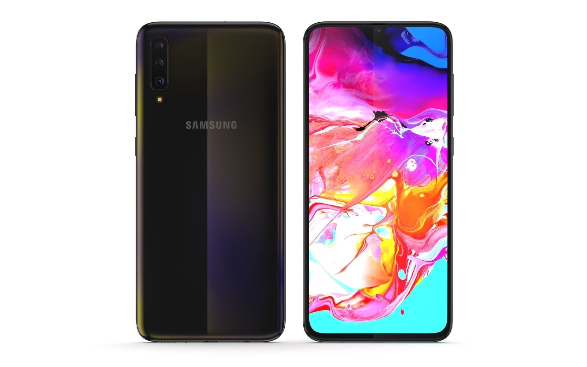 Samsung Galaxy A70 3D model_1