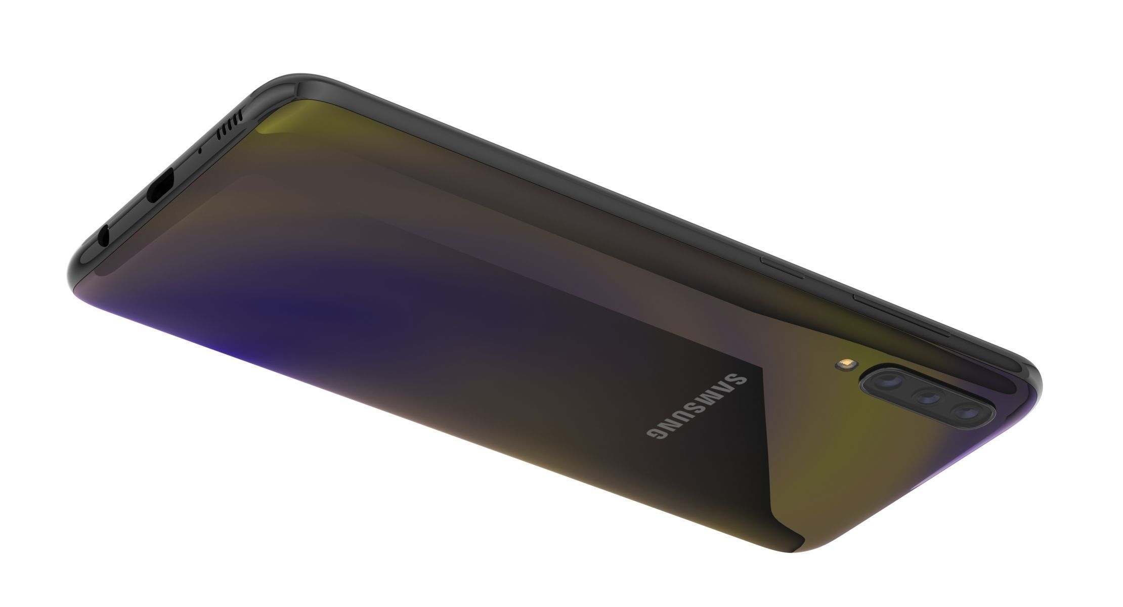 Samsung Galaxy A70 3D model_3