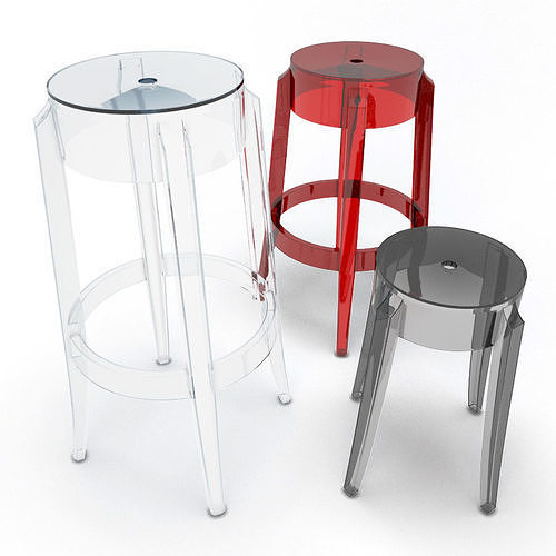 Ghost Stools Starck 3D model
