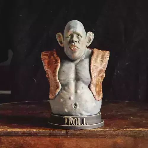 Troll - Sorcerers Stone 3D print model