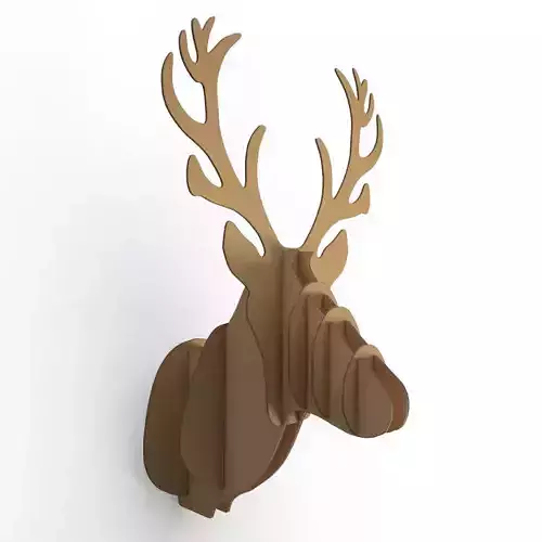 Cardboard Sculpture Deer