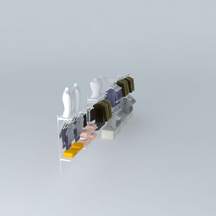 rack rail, with shelves and rts Free 3D model_1