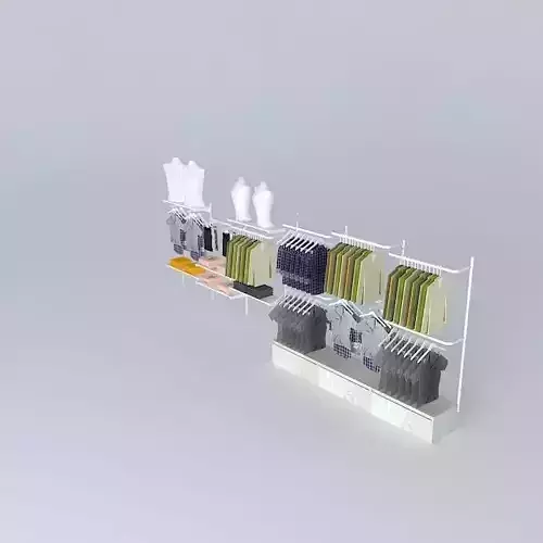 rack rail, with shelves and rts