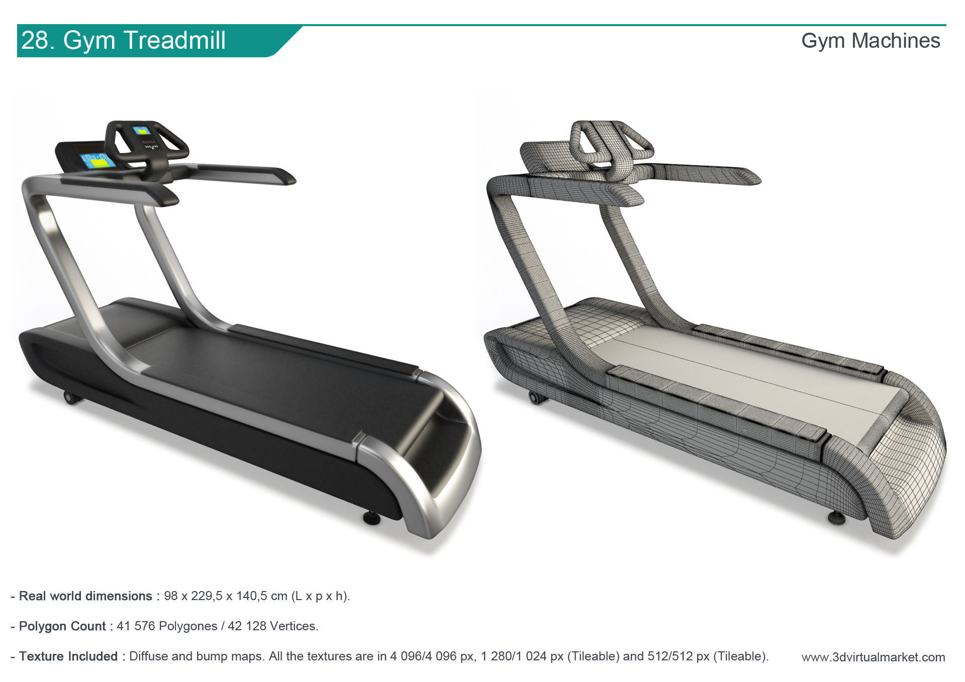 Fitness Machine Room Collection 3D model_29