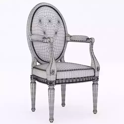 Fauteuil medaillon chair