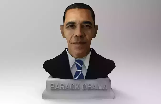 Barack Obama Bust  3D print model