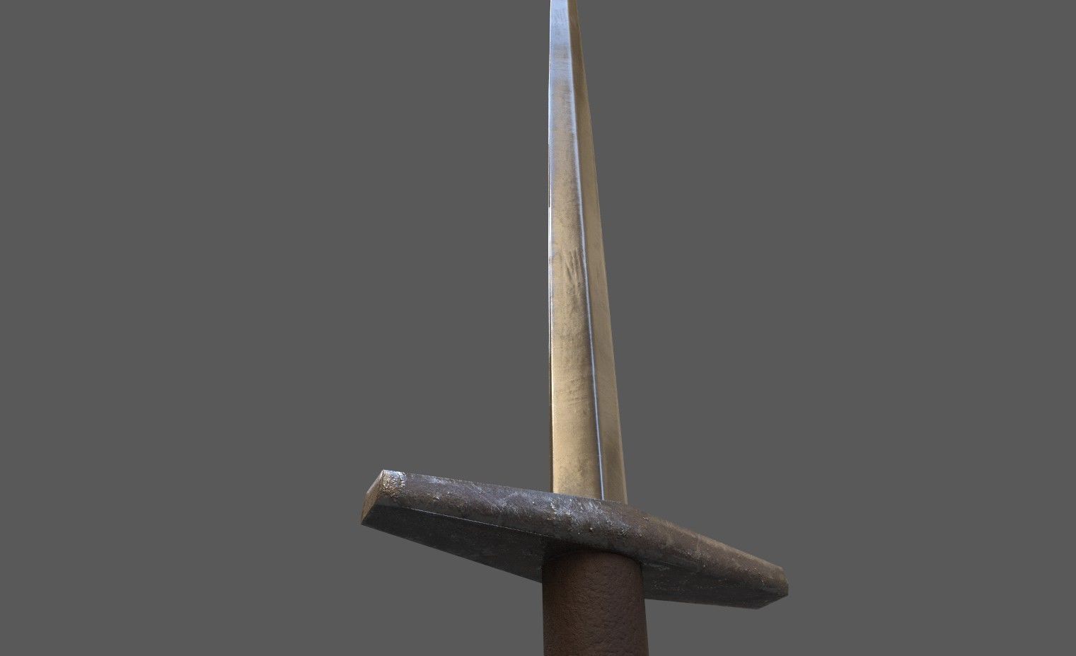Towton Longsword Low-poly 3D model_3