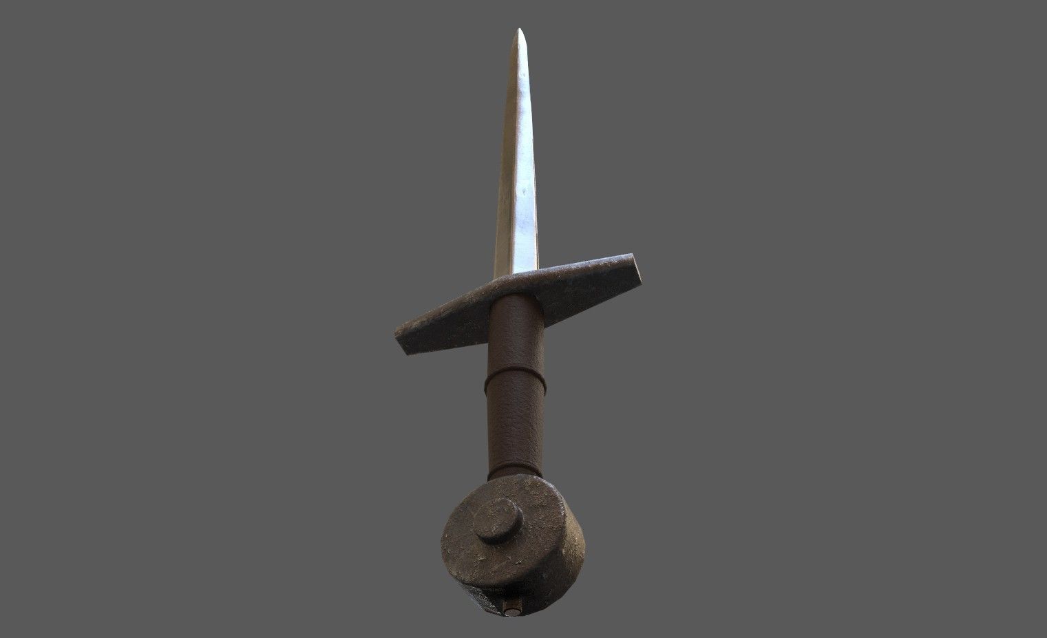 Towton Longsword Low-poly 3D model_2