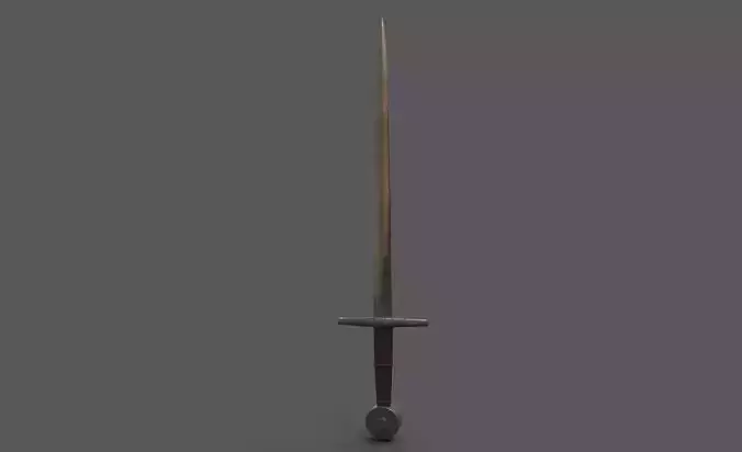 Towton Longsword Low-poly 3D model