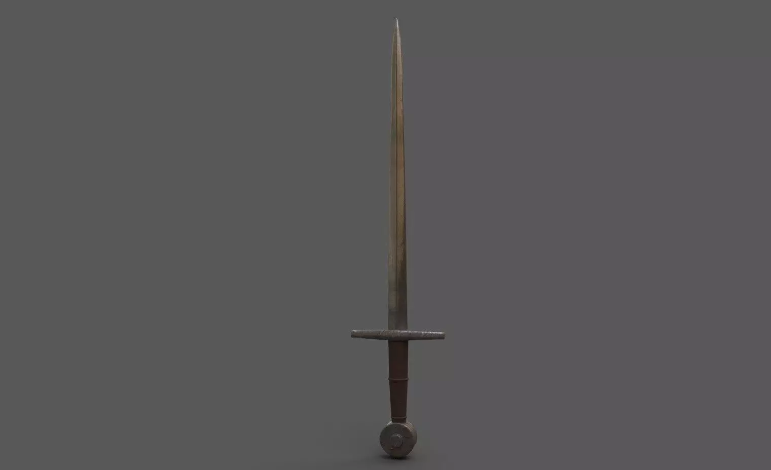 Towton Longsword Low-poly 3D model_0