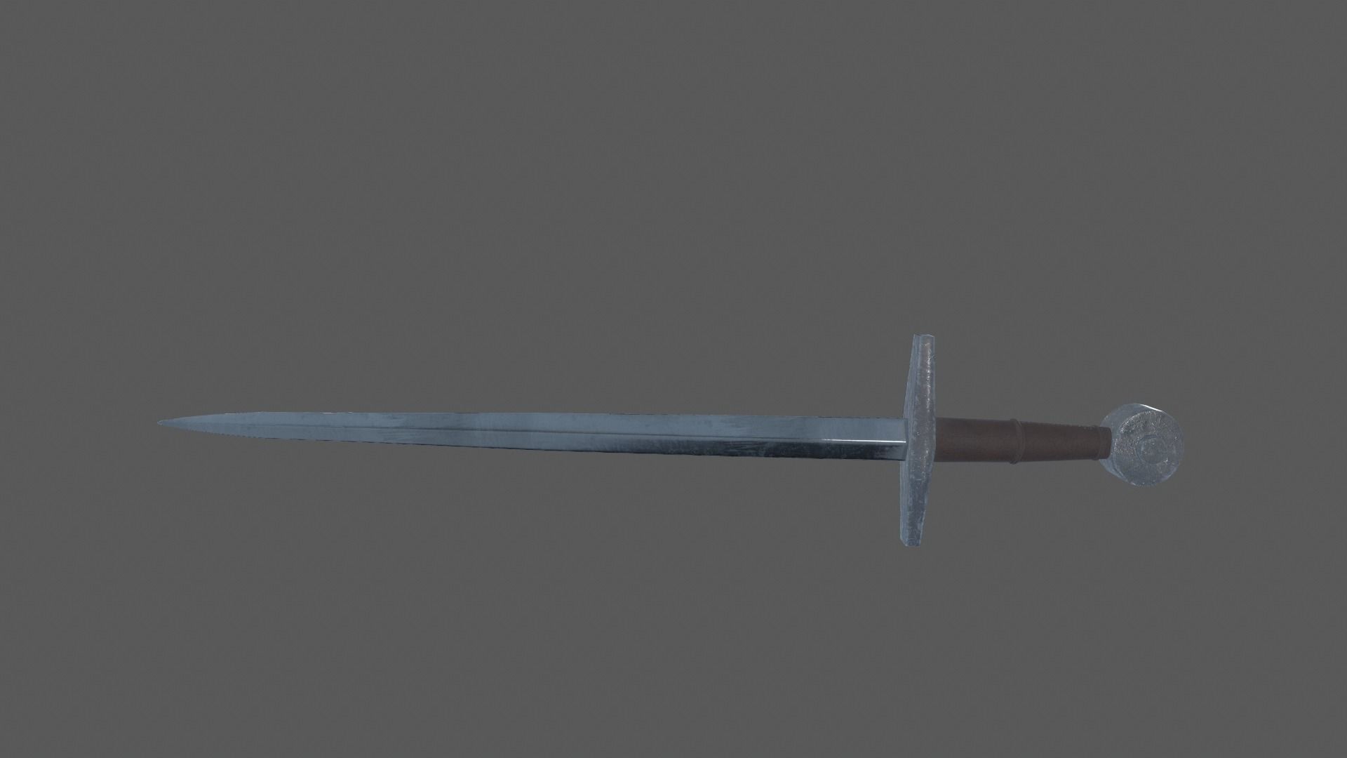 Towton Longsword Low-poly 3D model_5