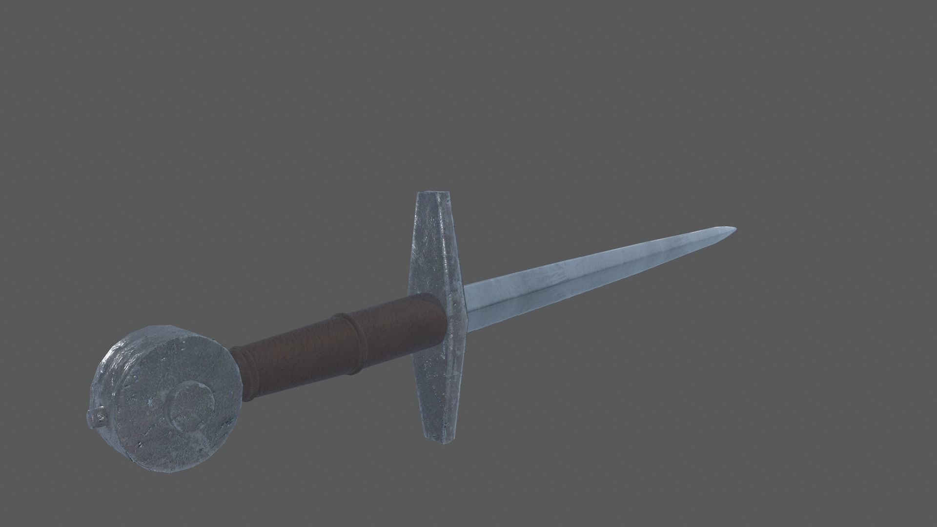 Towton Longsword Low-poly 3D model_6