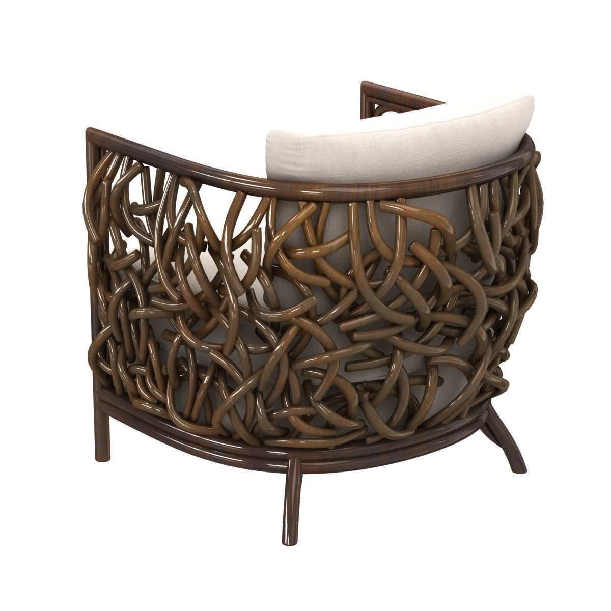 Palecek auburn lounge chair 3d model 3D model_3