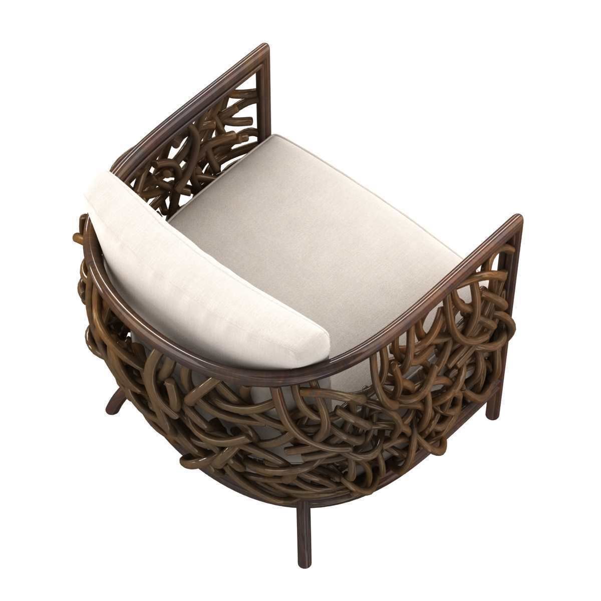 Palecek auburn lounge chair 3d model 3D model_4