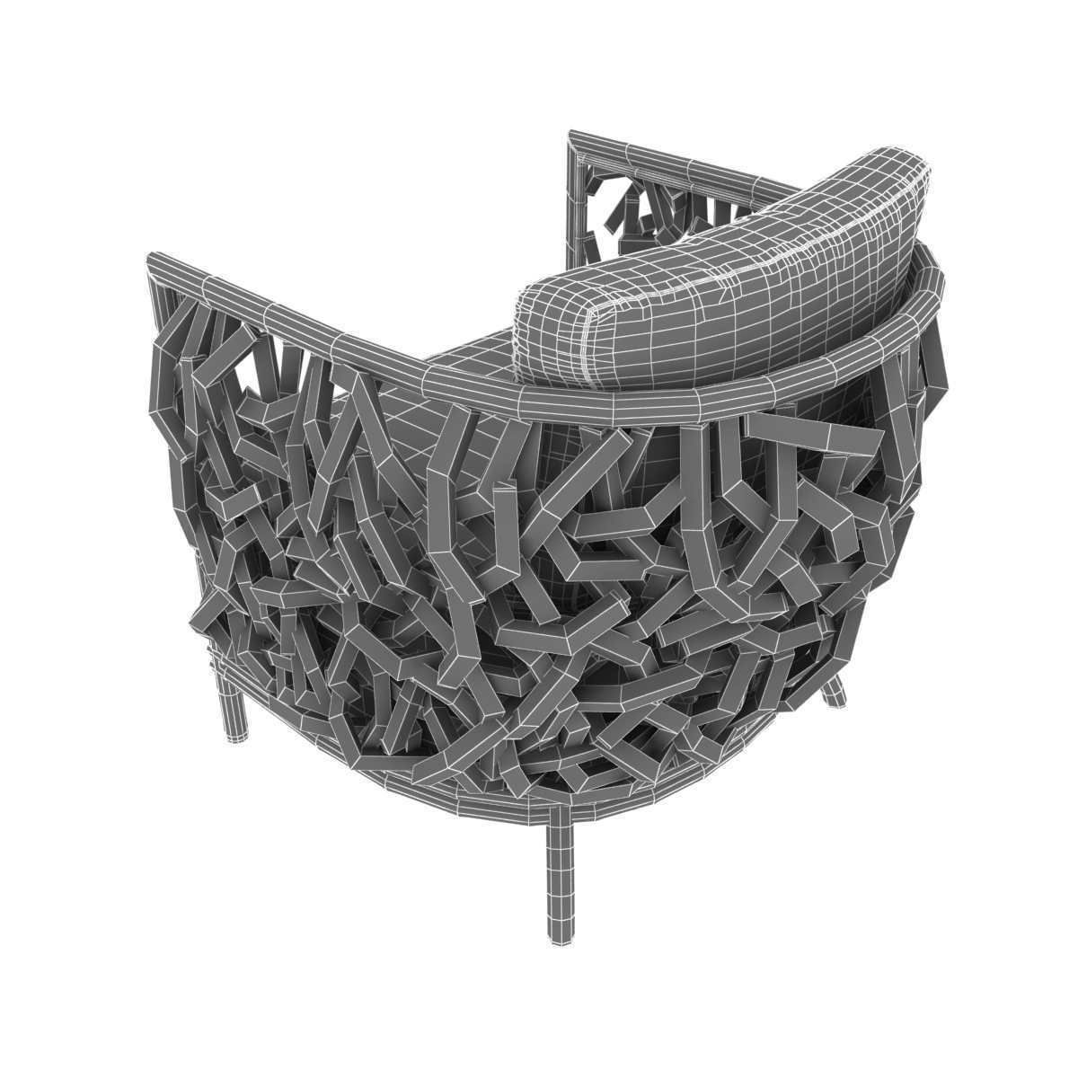 Palecek auburn lounge chair 3d model 3D model_8